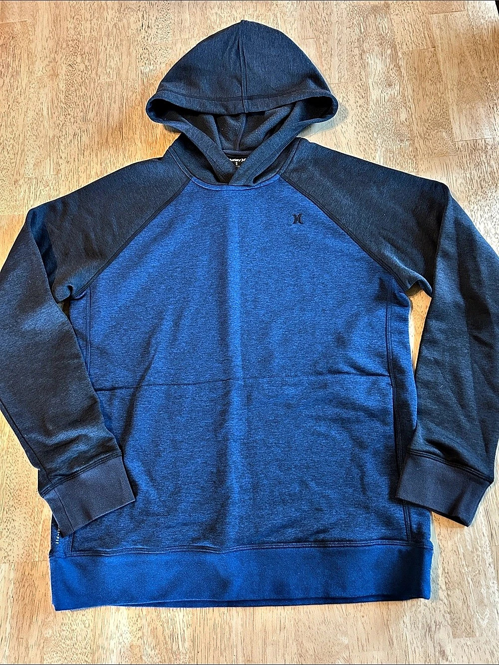 Hurley Blue & Gray Hoodie Size Small Like New